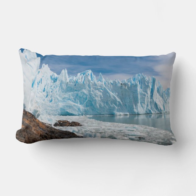 Coussin Rectangle Glacier d'Upsala (Recto)