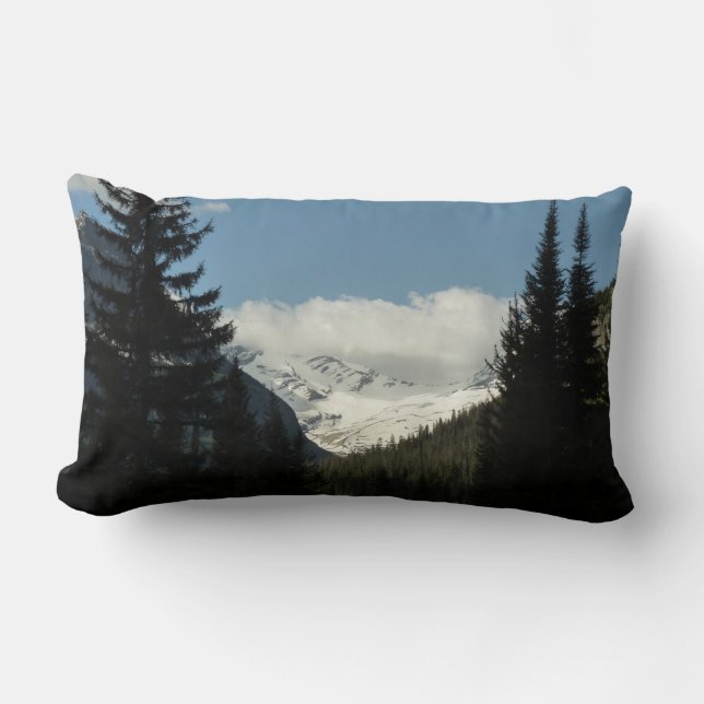 Coussin Rectangle Glacier Jackson Vue sur le parc national Glacier (Recto)