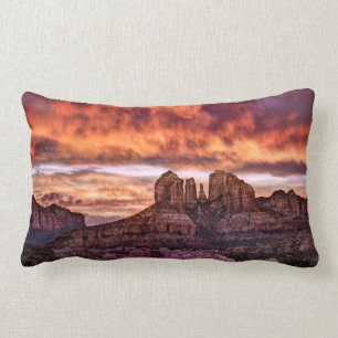 Coussin Rectangle Gloire du matin rose