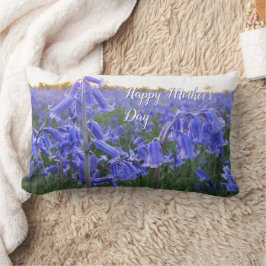 Coussin Rectangle Golden Hour Bluebells - Fête des mères personnalis