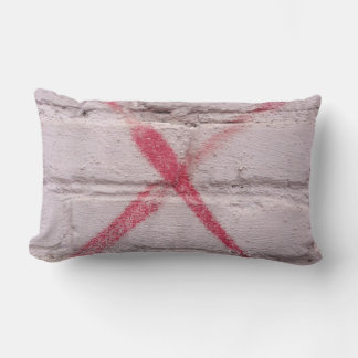 Coussin Rectangle Graffiti rouge