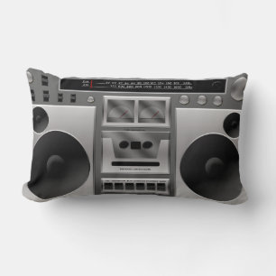 Coussin Rectangle Graphique radio Boombox