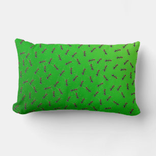 Coussin Rectangle Green Bull Ants Swarming,