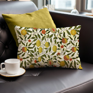 Coussin Rectangle Grenades Citrons Fruits Jaunes William Morris