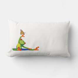 Coussin Rectangle Grenouille de Yoga