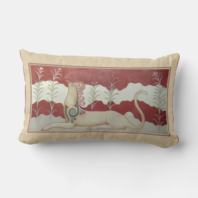 Coussin Rectangle Grifon Lumbar Pillow (Verso)