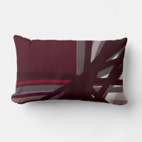 Gris bordeaux & blanc Artiste Abstrait linéaire