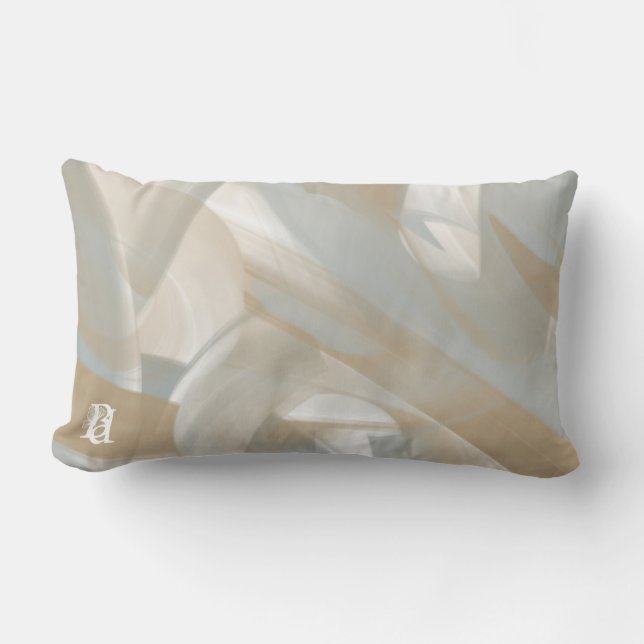 Coussin Rectangle Gris/Coussin Abstrait Intérieur Tendance Tornado S (Recto)