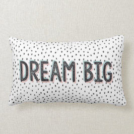 Coussin Rectangle Gros Citation Inspirationnelle de rêve Lumbar Cush