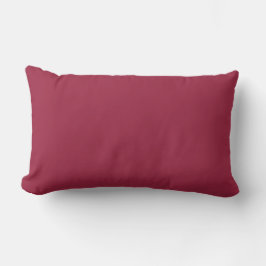 Coussin Rectangle Grosse trempette o’ruby (couleur solide)