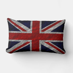Coussin Rectangle Grunge Royaume-Uni Drapeau 2