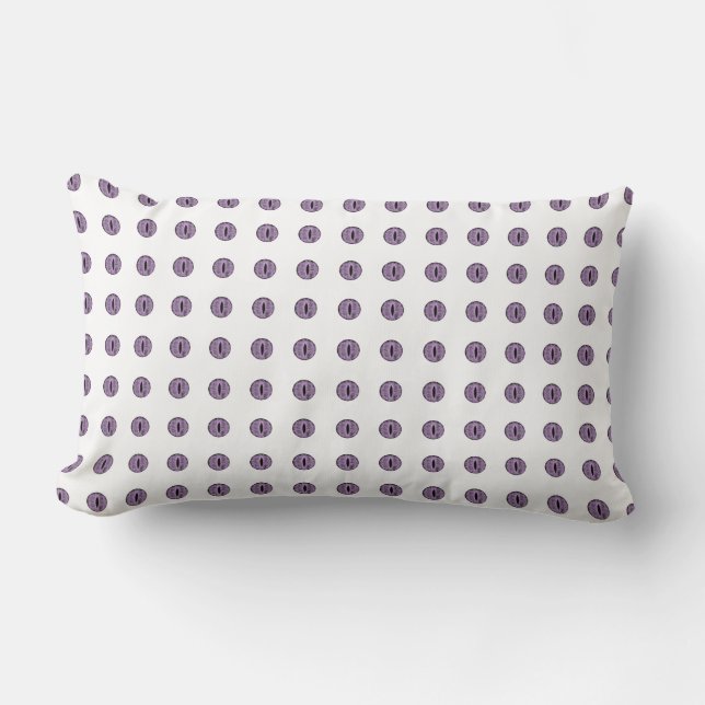 Coussin Rectangle Halloween Polka Dot Eyes (Recto)