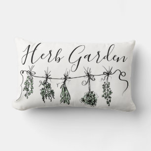 Coussin Rectangle Herbes du jardin