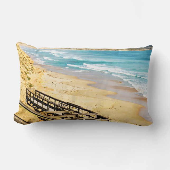 Coussin Rectangle High Tide Arrive, (Recto)