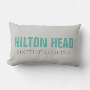 Coussin Rectangle Hilton Head SC Beach Jeu d'oreiller