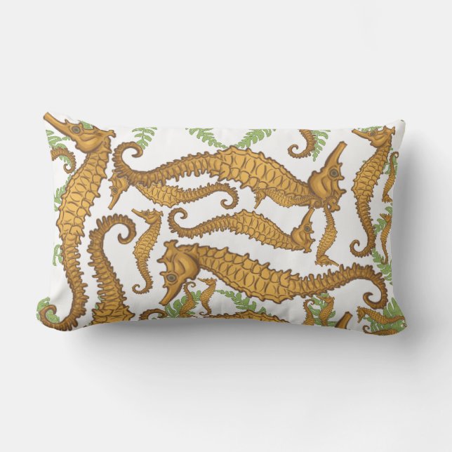 Coussin Rectangle Hippocampe (Recto)