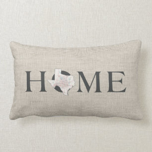 Coussin Rectangle Home State Texas