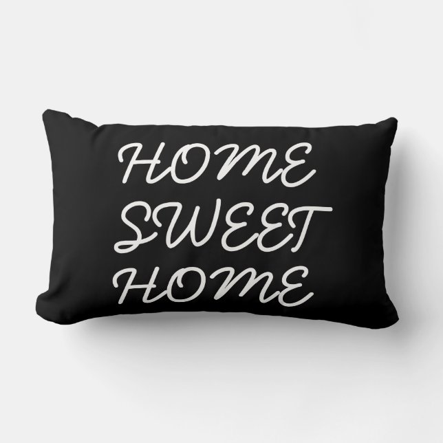 Coussin Rectangle HOME SWEET HOME, lancer l'oreiller (Recto)