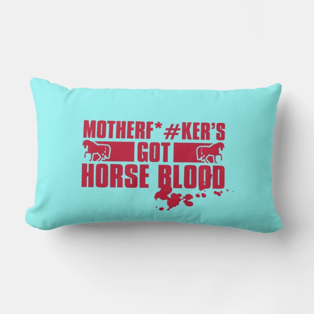 Coussin Rectangle Horseblood (Recto)