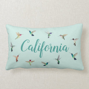 Coussin Rectangle Hummingbirds de Californie