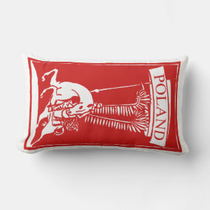 Coussin Rectangle Hussar à ailes polonaises vintages