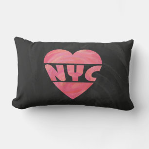 Coussin Rectangle I Coeur NYC
