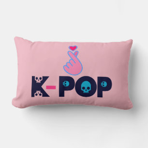 Coussin Rectangle I Love KPop Fabulous Soft et Wrinkle free