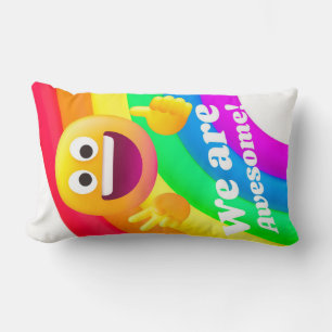 Coussin Rectangle icônes de faces