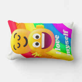 Coussin Rectangle icônes de faces