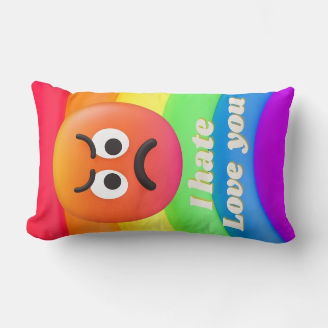 Coussin Rectangle icônes de faces (Recto)