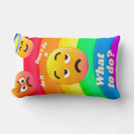 Coussin Rectangle icônes de faces