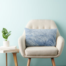 Coussin Rectangle Icy bleu gelé Jeu d'oreiller