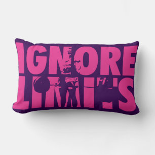 Coussin Rectangle IGNORE LIMITS - Motivation pour l'haltérophilie de