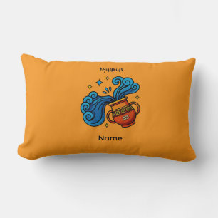 Coussin Rectangle Illustration de style cartoon du signe zodiacal Ve