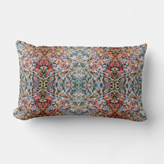 Coussin Rectangle inspiration lancer oreiller, miroir image (Recto)