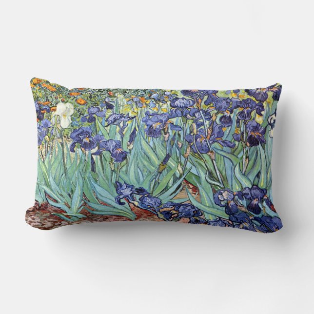 Coussin Rectangle Iris par Vincent van Gogh 1898 (Recto)