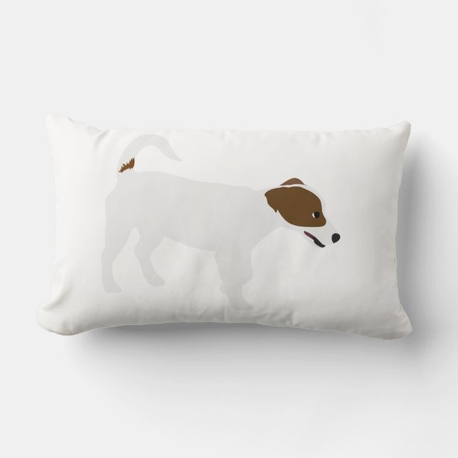 Coussin Rectangle Jack Russell Terrier (Recto)