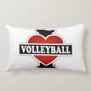 Coussin Rectangle J'aime le volleyball