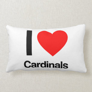 Coussin Rectangle j'aime les cardinaux