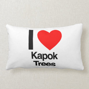 Coussin Rectangle j'aime les kapok arbres