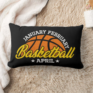 Coussin Rectangle Janvier Février Basketball Avril Joueur Cool