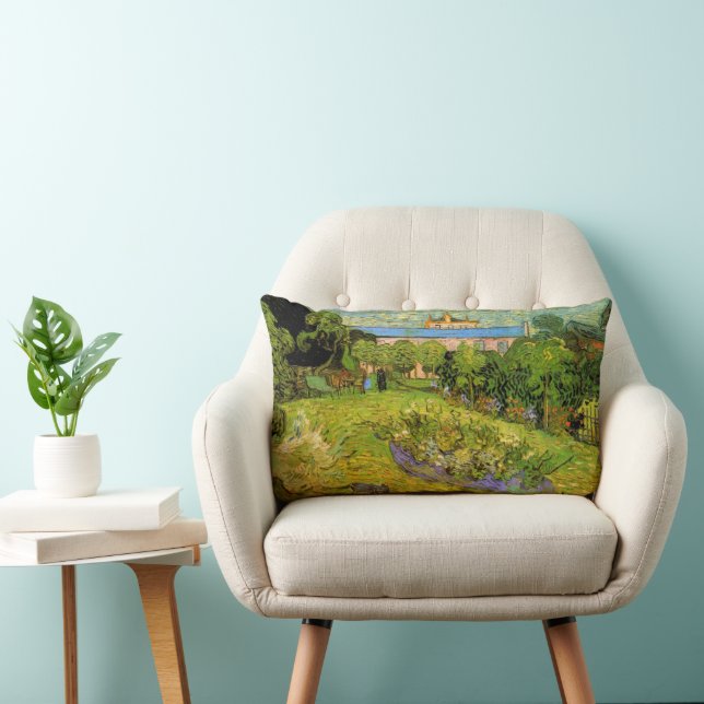 Coussin Rectangle Jardin de Daubigny par Vincent van Gogh, Le Jardin (Chaise)