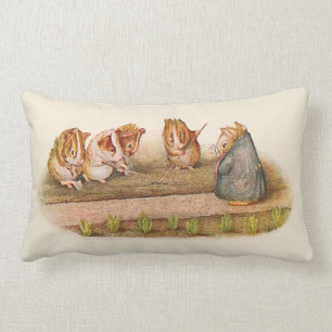 Coussin Rectangle Jardin des cochons de Guinée