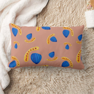 Coussin Rectangle Jardín Minimalista Abstracto en Tonos Tierra