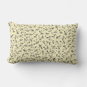 Coussin Rectangle Jaune Beurre Moderne Ferme Fleurs de Pâquerette Mo