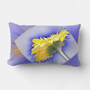 Coussin Rectangle Jaune et bleu