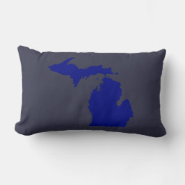 Coussin Rectangle Je coeur Michigan