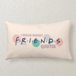 Coussin Rectangle Je parle couramment les citations FRIENDS™