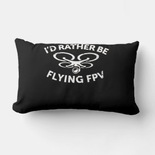 Coussin Rectangle Je préfère piloter le drone FPV Pilote cadeau Vint