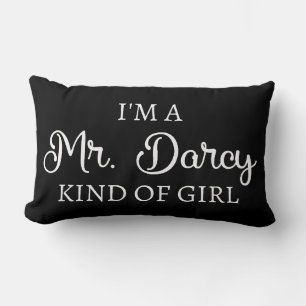 Coussin Rectangle Je suis une fille du genre Mr Darcy